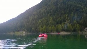 Champex Lac - view of the lac in summer time